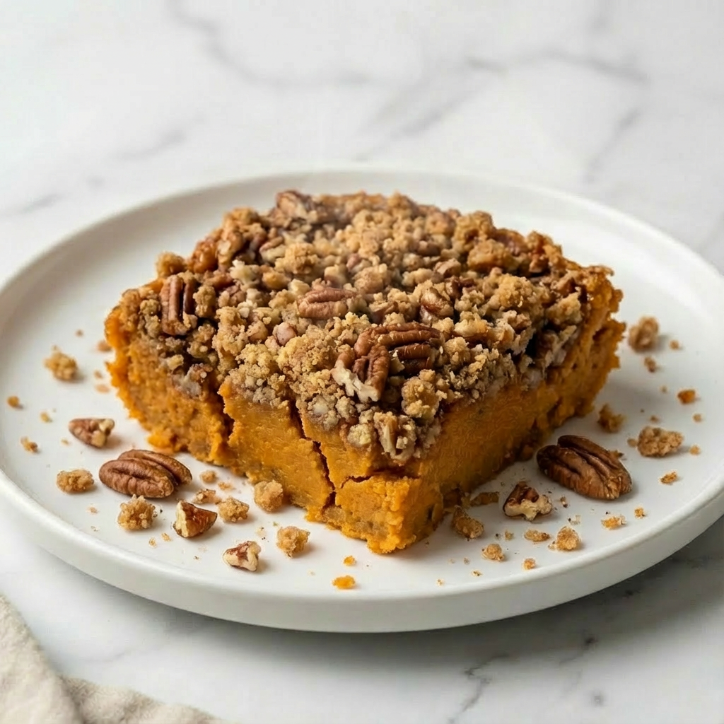 Classic Sweet Potato Casserole with Pecan Streusel