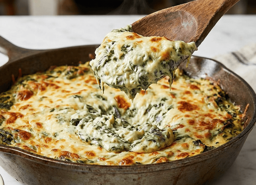 Hot Spinach & Artichoke Dip: The 5-Ingredient, One-Pan Party Hero