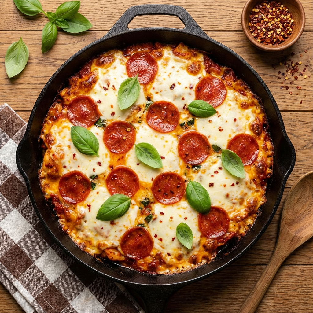 One-Pan Pizza Chicken Bake