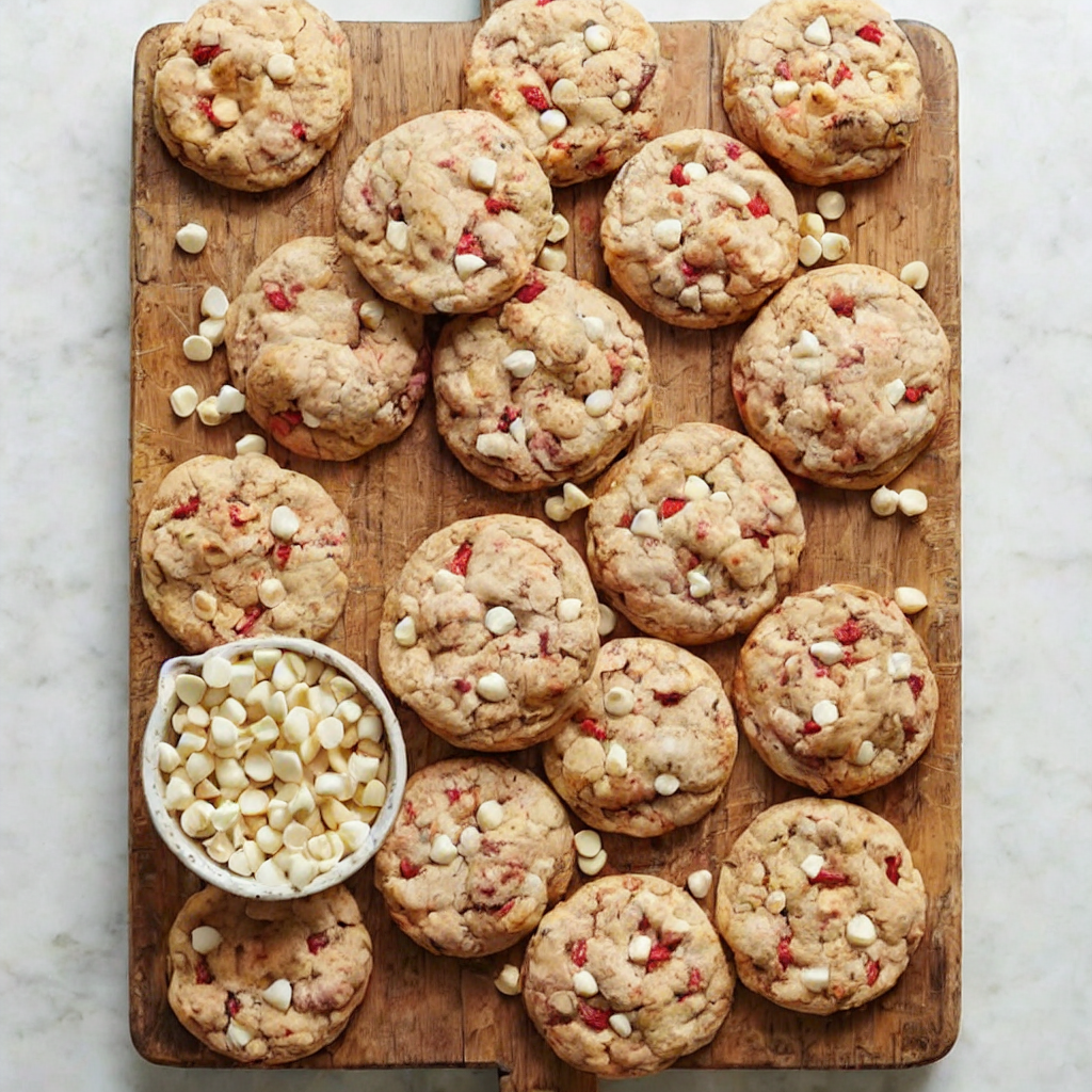 Strawberries and Cream Cookies (They Taste Like Summer)
