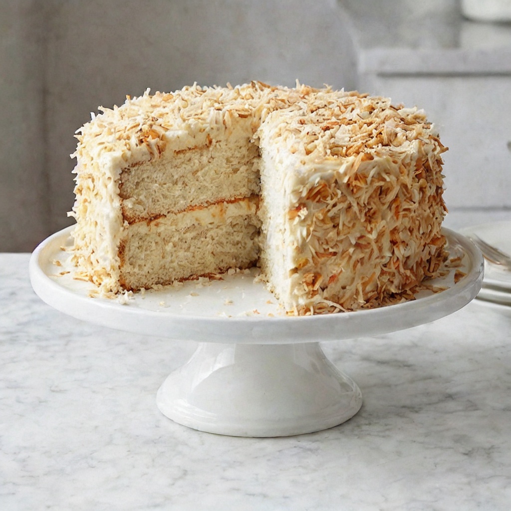 Coconut Cake with Coconut Frosting (A Coconut Lover’s Dream)
