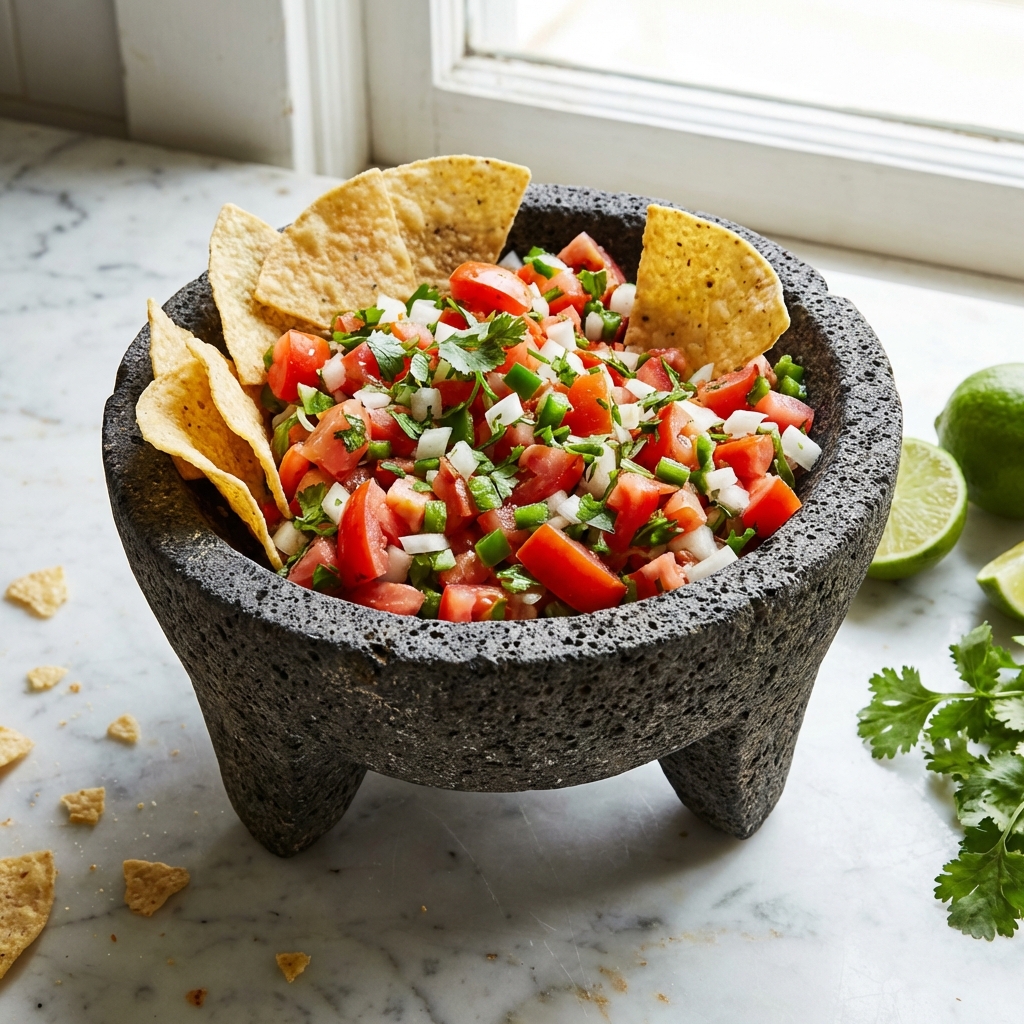 Salsa Fresca (Pico de Gallo): Fresh Tomato & Onion Salsa Recipe