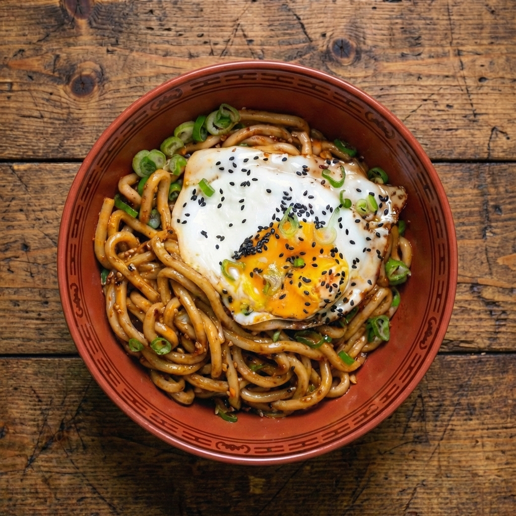 Bold, Slurp-Worthy Comfort: Sesame Chili Udon Noodles