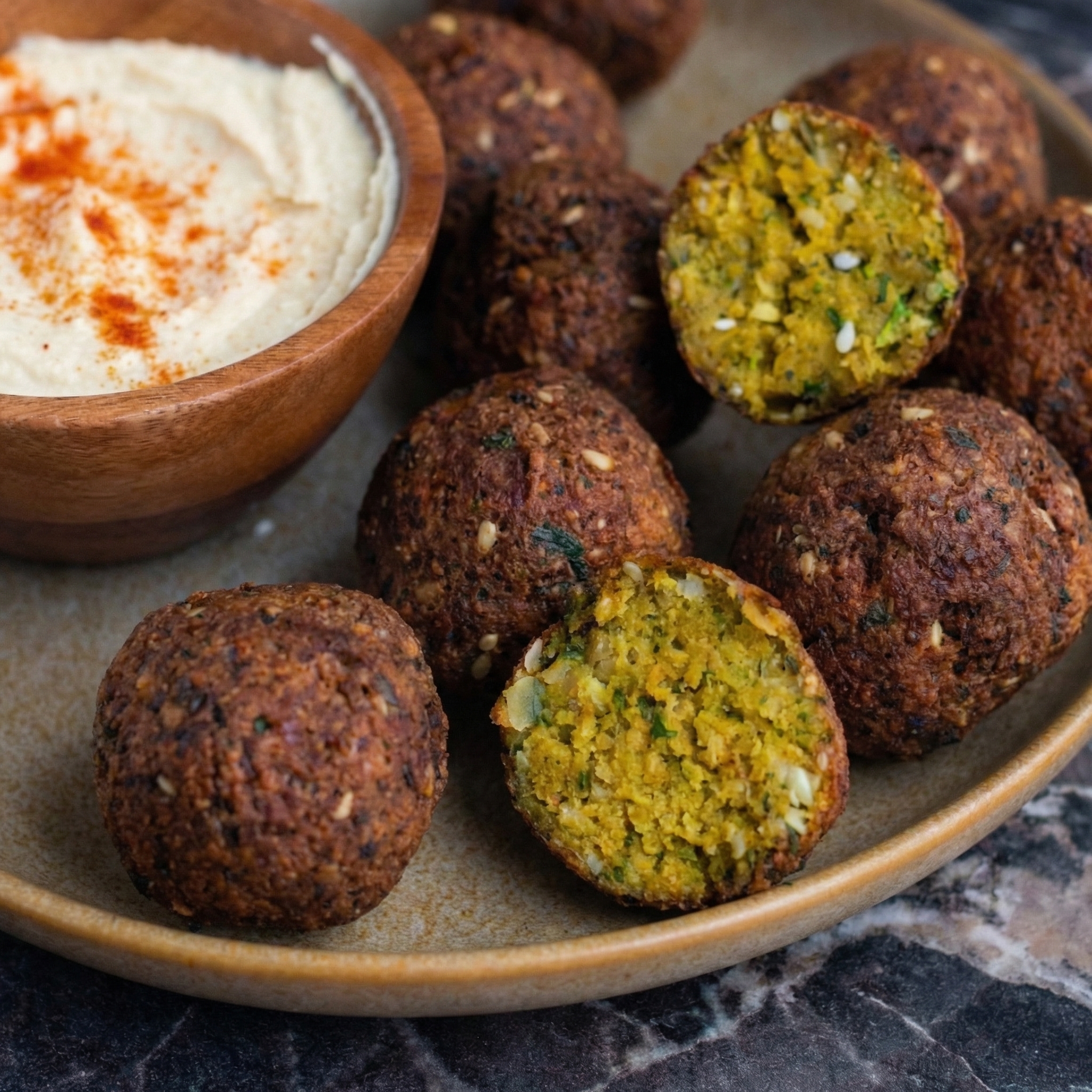 Authentic Falafel (Crispy, Fluffy, Herbaceous)