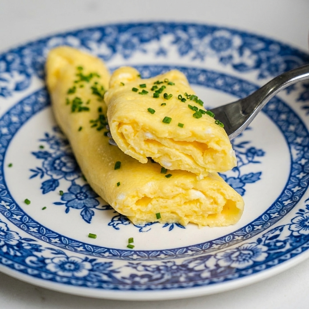 Perfect French Omelette (Soft, Creamy, Elegant)