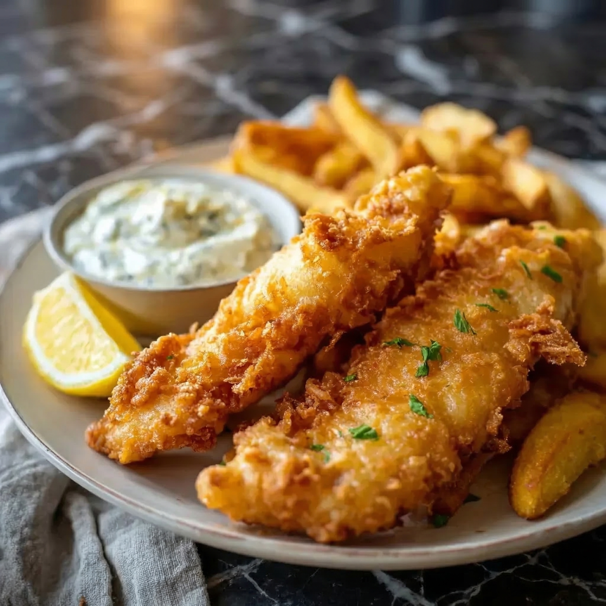 Perfect Fish and Chips (Crispy, Golden, British Classic)