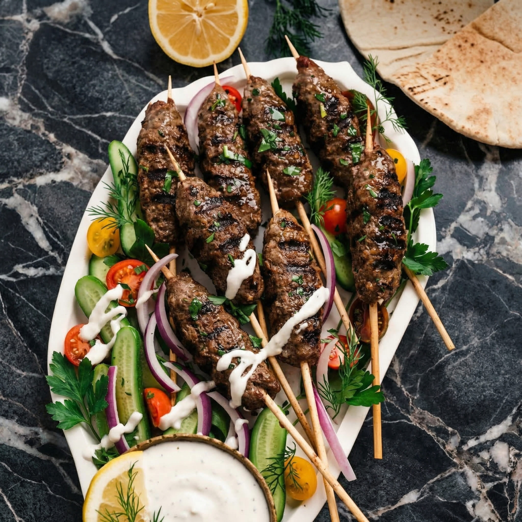 Beef Kofta Skewers: Middle Eastern Grilled Perfection