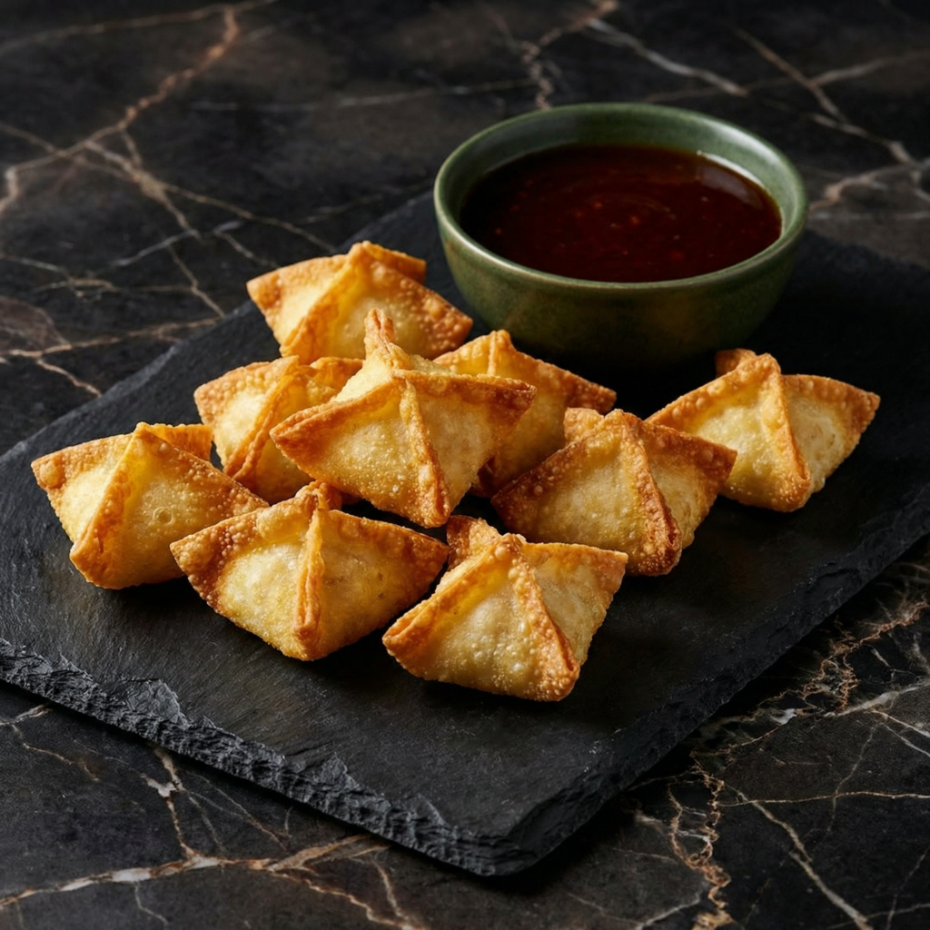 Crispy Fried Cheese Wontons
