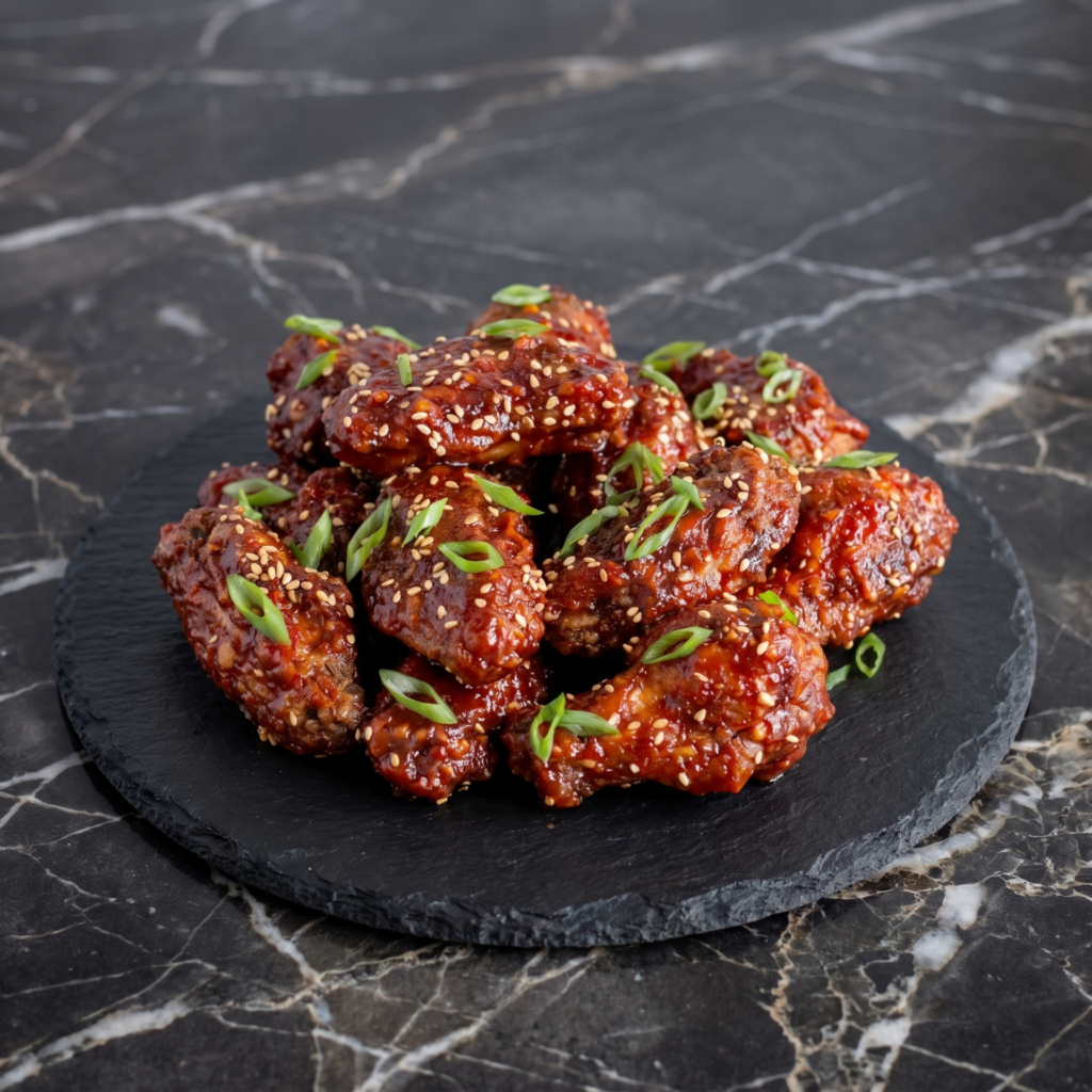 Spicy Korean Fried Chicken (Yangnyeom Chicken)