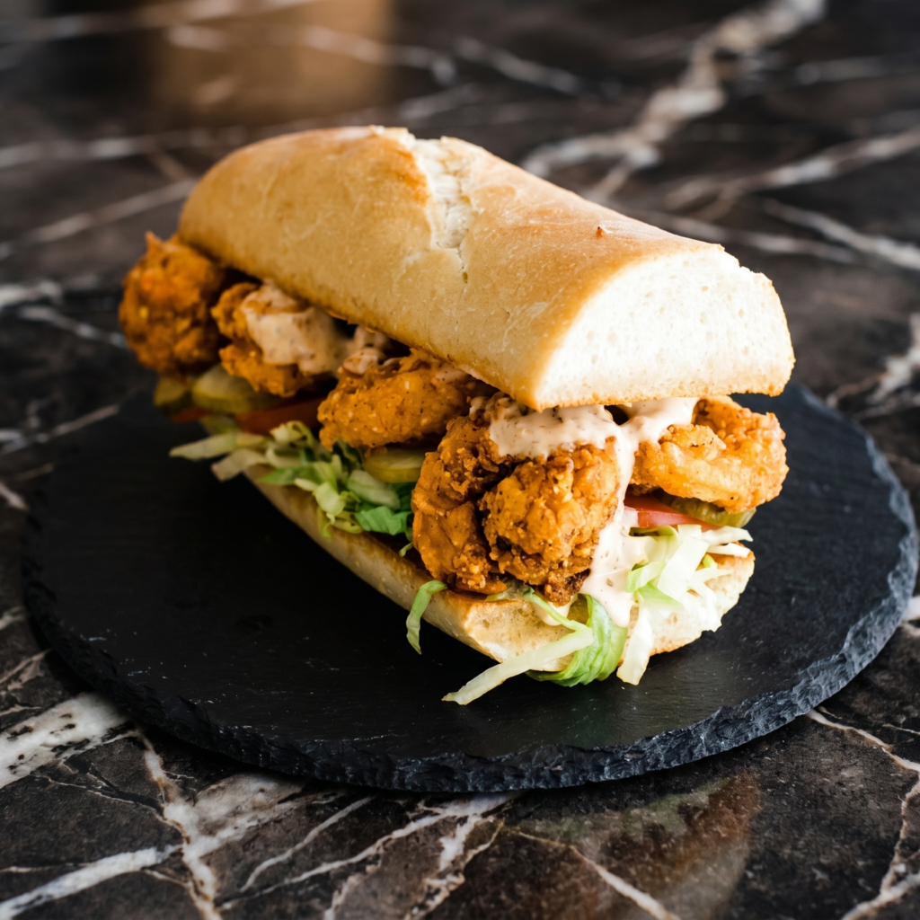 Po’ Boy Sandwich: Louisiana Crisp, Creole Soul