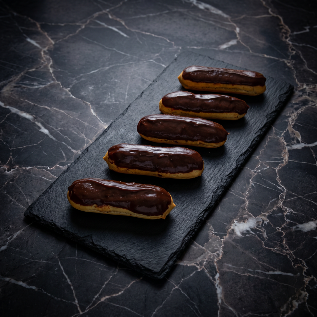 Classic French Éclairs (Pastry Cream & Chocolate)