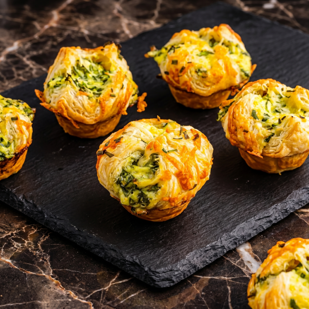 Cheesy Spinach Dip Bites