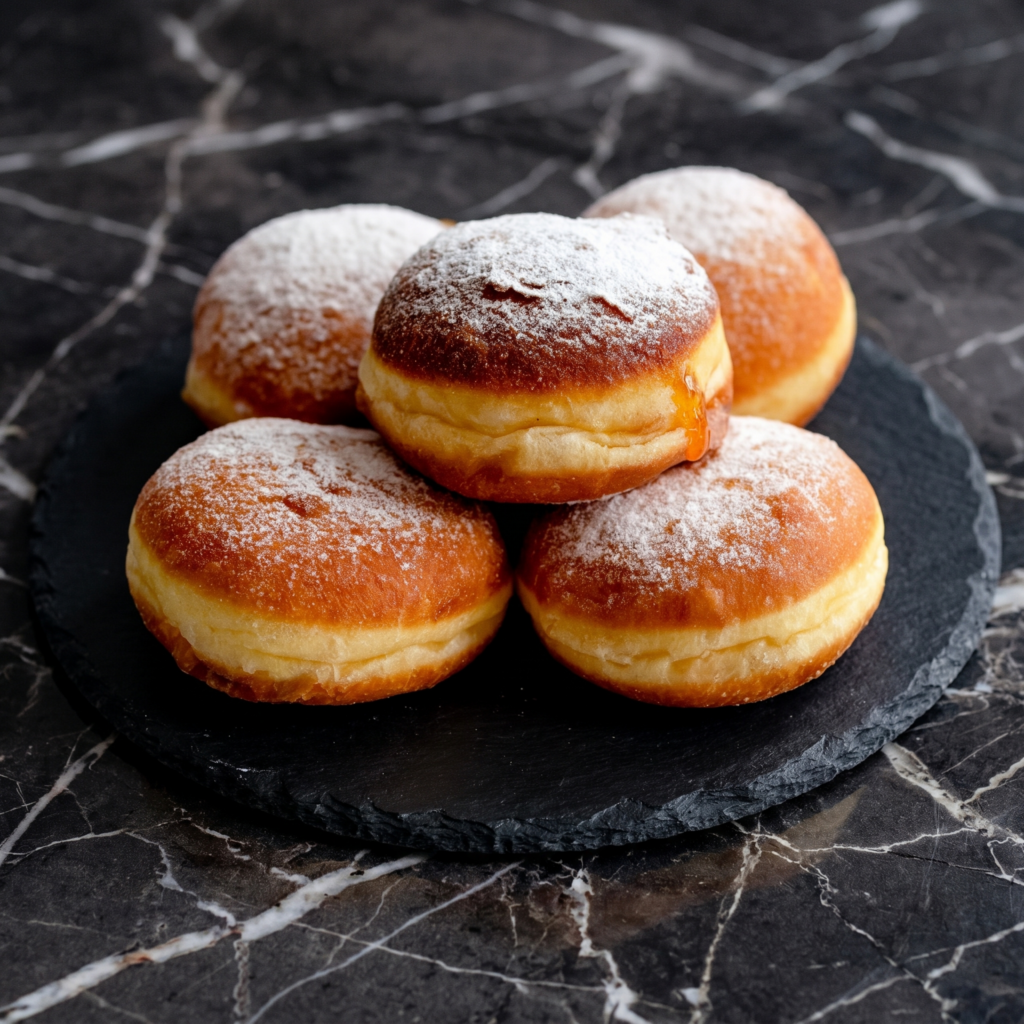 Authentic Berliner (German Jam-Filled Doughnuts)